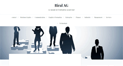 Desktop Screenshot of biral-ag.ch